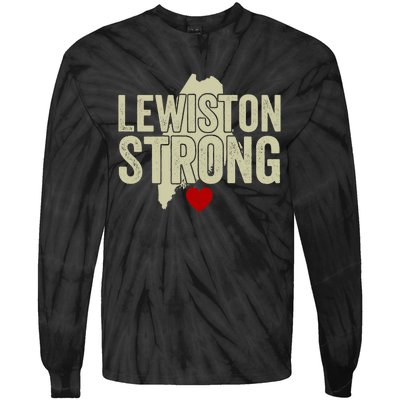 Lewiston Strong Support Lewiston Tie-Dye Long Sleeve Shirt