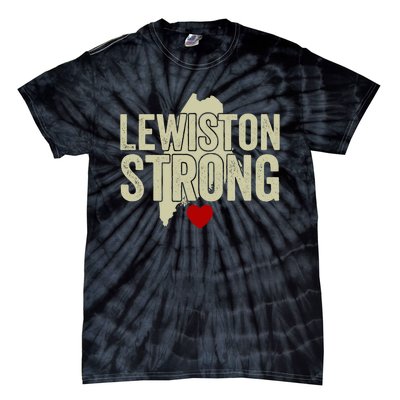 Lewiston Strong Support Lewiston Tie-Dye T-Shirt