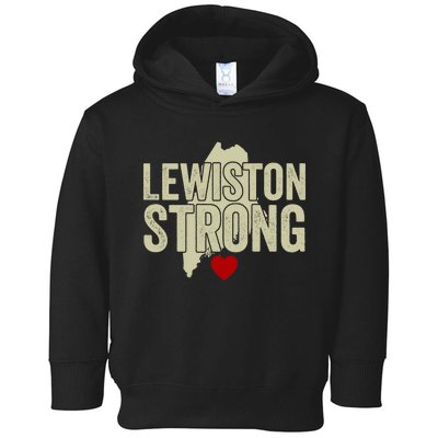 Lewiston Strong Support Lewiston Toddler Hoodie