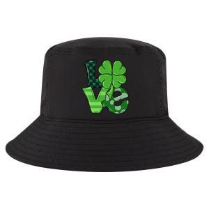 Love Shamrock St Patricks Day Cool Comfort Performance Bucket Hat