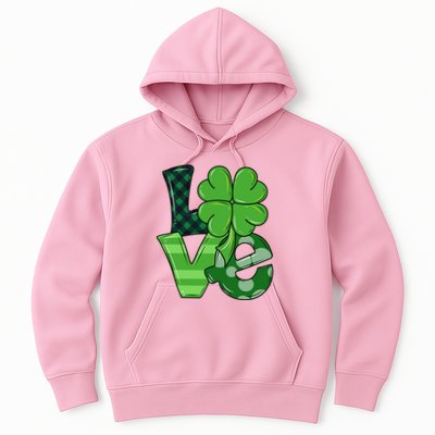 Love Shamrock St Patricks Day Hoodie
