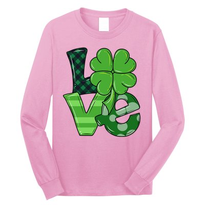 Love Shamrock St Patricks Day Long Sleeve Shirt