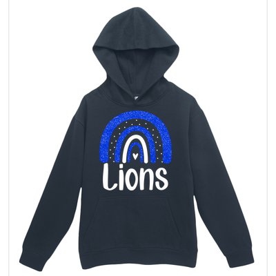 Lions School Sports Fan Team Spirit Urban Pullover Hoodie