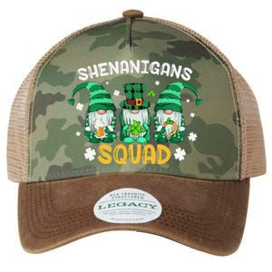 Leprechaun Shenanigans Squad st patrick green Gnomes  Legacy Tie Dye Trucker Hat