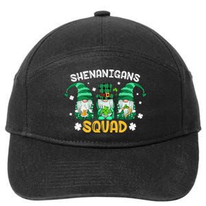 Leprechaun Shenanigans Squad st patrick green Gnomes  7-Panel Snapback Hat