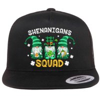 Leprechaun Shenanigans Squad st patrick green Gnomes  Flat Bill Trucker Hat