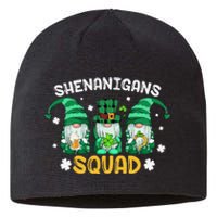 Leprechaun Shenanigans Squad st patrick green Gnomes  Sustainable Beanie