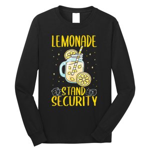 Lemonade Stand Security Lemon Juice Long Sleeve Shirt