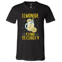 Lemonade Stand Security Lemon Juice V-Neck T-Shirt