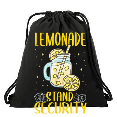 Lemonade Stand Security Lemon Juice Drawstring Bag