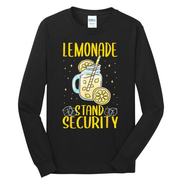 Lemonade Stand Security Lemon Juice Tall Long Sleeve T-Shirt