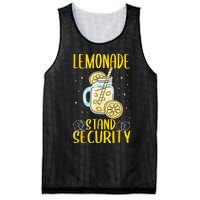 Lemonade Stand Security Lemon Juice Mesh Reversible Basketball Jersey Tank