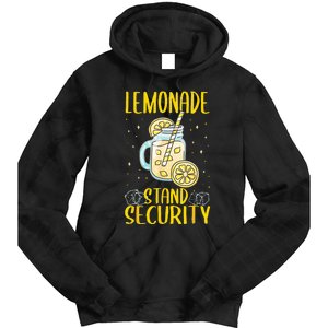 Lemonade Stand Security Lemon Juice Tie Dye Hoodie