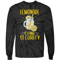 Lemonade Stand Security Lemon Juice Tie-Dye Long Sleeve Shirt