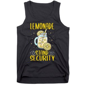 Lemonade Stand Security Lemon Juice Tank Top