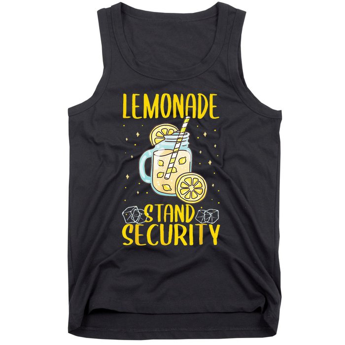 Lemonade Stand Security Lemon Juice Tank Top