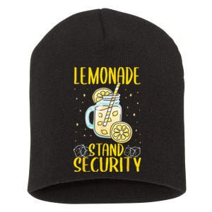 Lemonade Stand Security Lemon Juice Short Acrylic Beanie