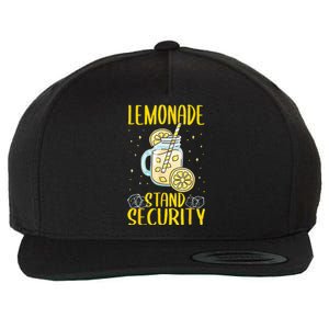 Lemonade Stand Security Lemon Juice Wool Snapback Cap