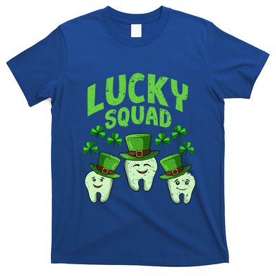 Lucky Squad St Patricks Day Tooth Dentist Dental Hygienist Great Gift T-Shirt