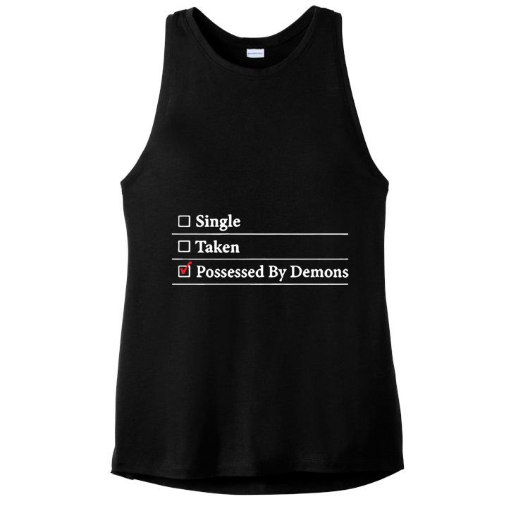Larian Studios Single Taken Possessed By Demons Ladies PosiCharge Tri-Blend Wicking Tank