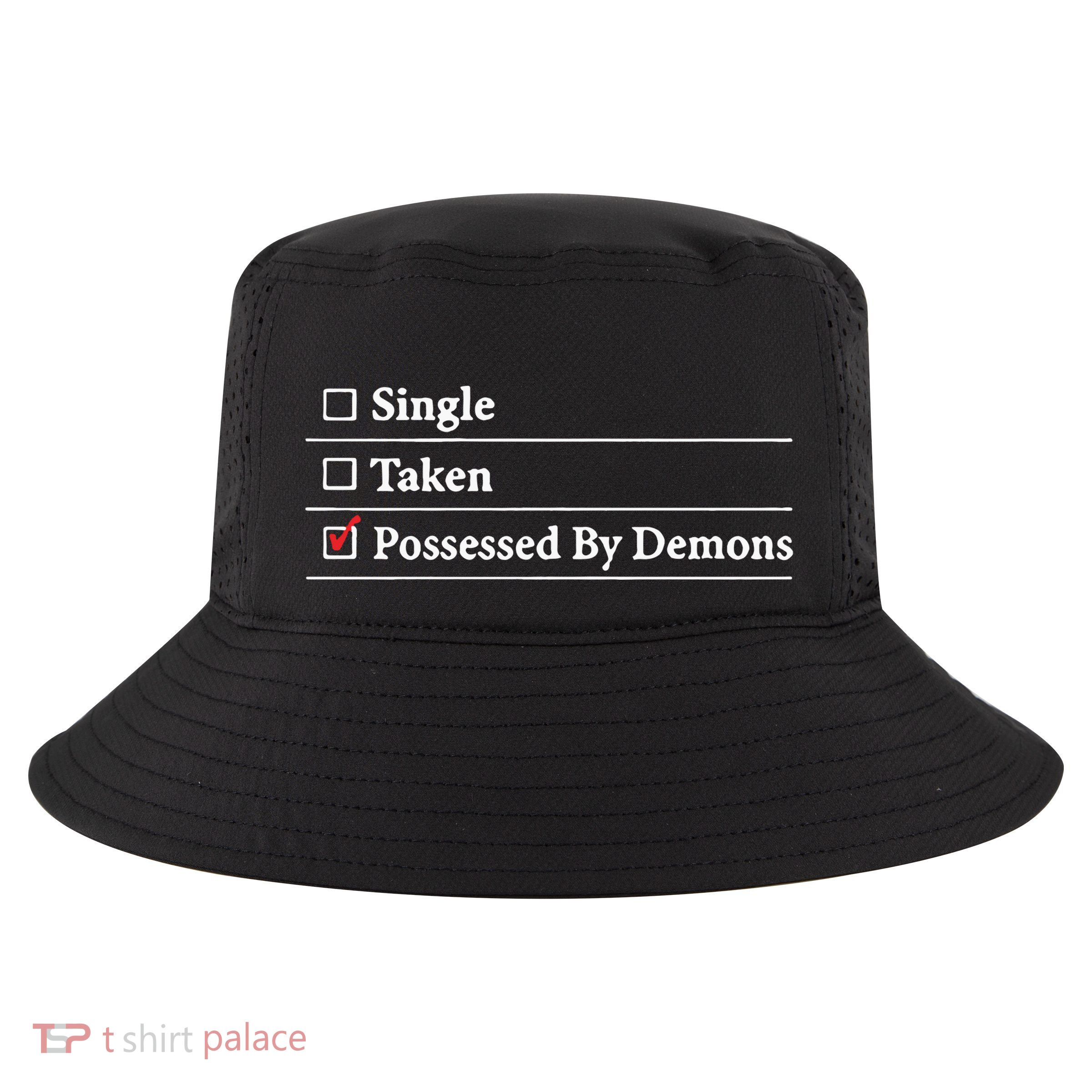 Larian Studios Single Taken Possessed By Demons Cool Comfort Performance Bucket Hat