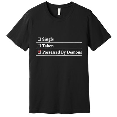 Larian Studios Single Taken Possessed By Demons Premium T-Shirt