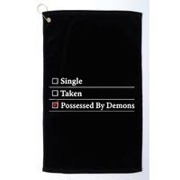 Larian Studios Single Taken Possessed By Demons Golf Towel