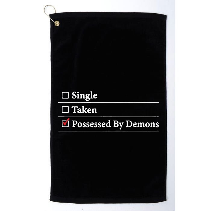 Larian Studios Single Taken Possessed By Demons Golf Towel