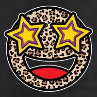 Leopard Star Smiley Face Cute Hat
