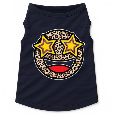 Leopard Star Smiley Face Cute Doggie Tank