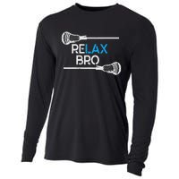 Lacrosse Sport Stick Funny Lax Player Love Perfect Gift Idea Cooling Performance Long Sleeve Crew