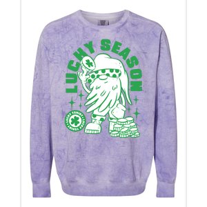 Lucky Season St Patrick's Day Lucky Colorblast Crewneck Sweatshirt