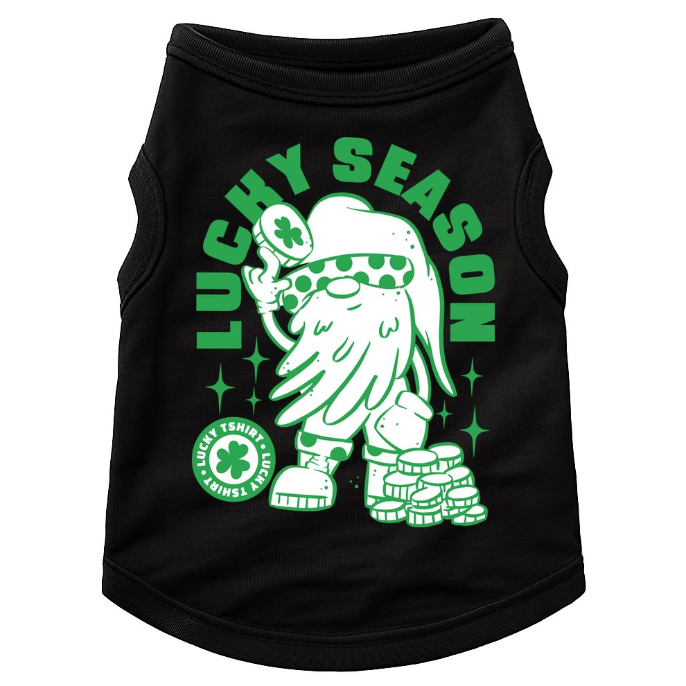Lucky Season St Patrick's Day Lucky Doggie Tank