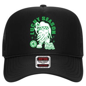 Lucky Season St Patrick's Day Lucky High Crown Mesh Back Trucker Hat