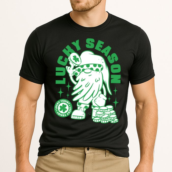 Lucky Season St Patrick's Day Lucky Cooling Performance Crew T-Shirt