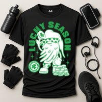 Lucky Season St Patrick's Day Lucky Cooling Performance Crew T-Shirt