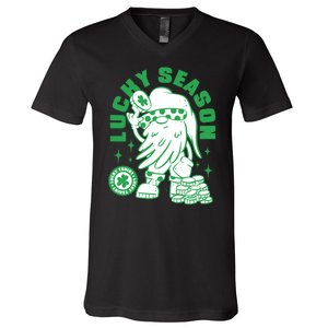 Lucky Season St Patrick's Day Lucky V-Neck T-Shirt