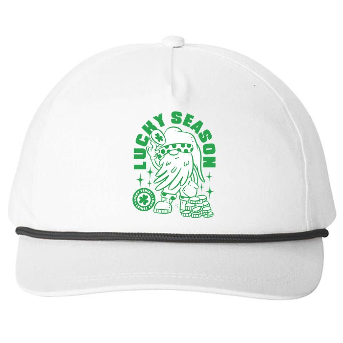 Lucky Season St Patrick's Day Lucky Snapback Five-Panel Rope Hat