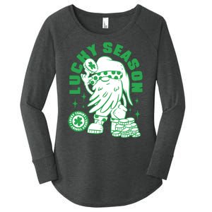 Lucky Season St Patrick's Day Lucky Women's Perfect Tri Tunic Long Sleeve Shirt