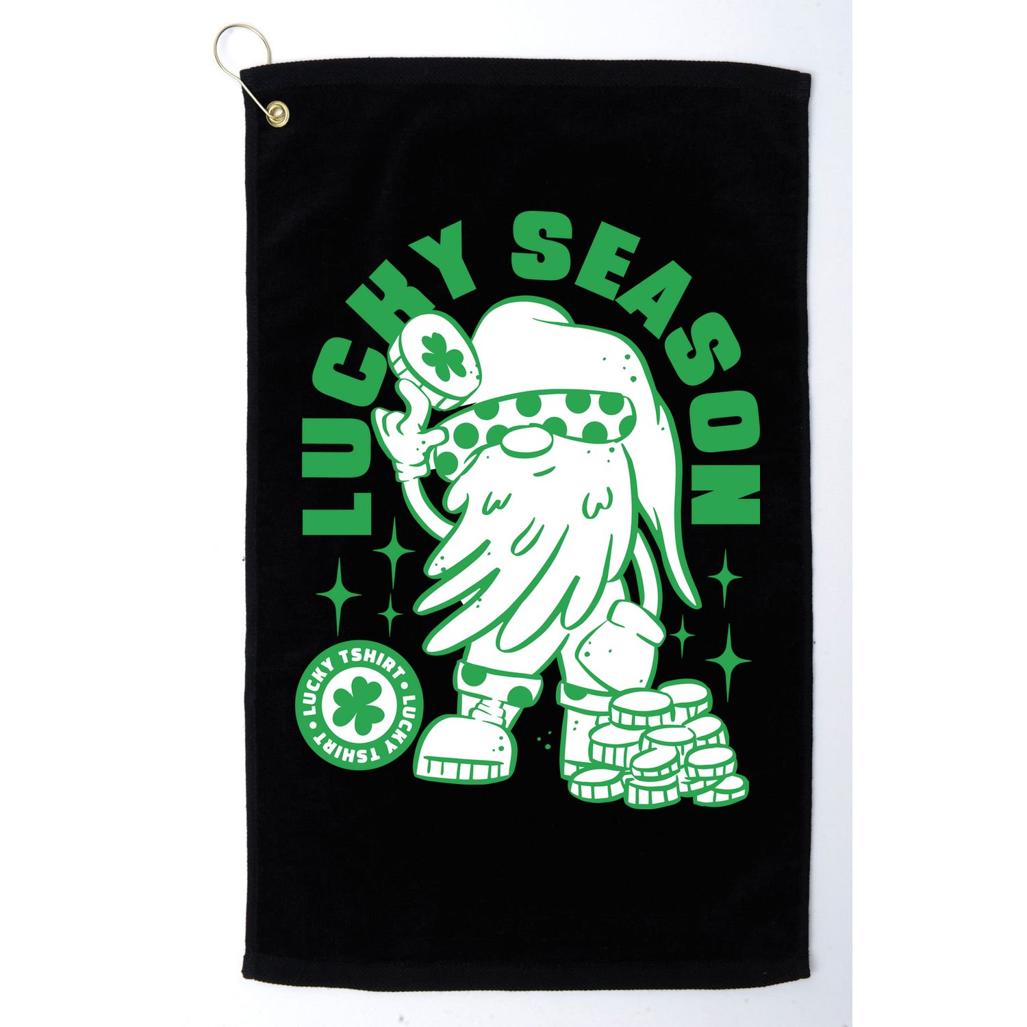 Lucky Season St Patrick's Day Lucky Golf Towel