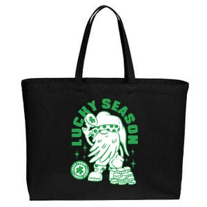 Lucky Season St Patrick's Day Lucky Cotton Canvas Jumbo Tote