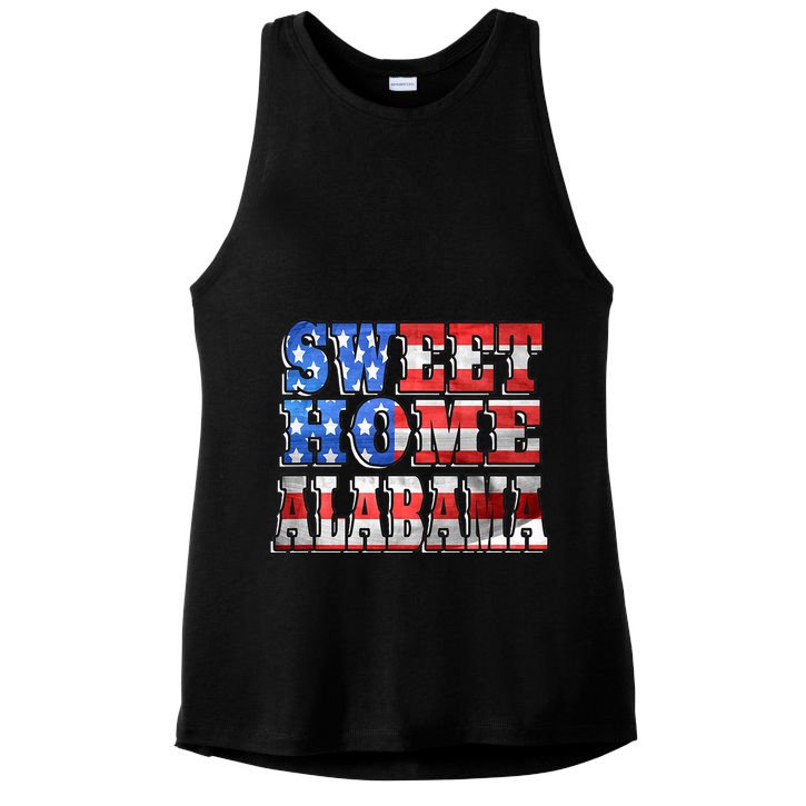 Lyriclyfe Sweatshirt Sweet Home Alabama Ladies PosiCharge Tri-Blend Wicking Tank