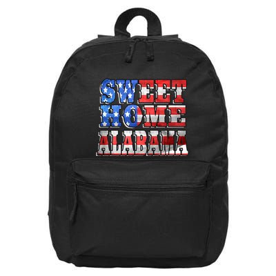 Lyriclyfe Sweatshirt Sweet Home Alabama 16 in Basic Backpack