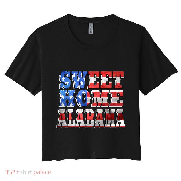 Lyriclyfe Sweatshirt Sweet Home Alabama Crop Top
