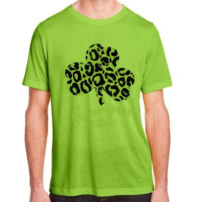 Leopard Shenanigan Squad st patrick green Shamrock Adult ChromaSoft Performance T-Shirt