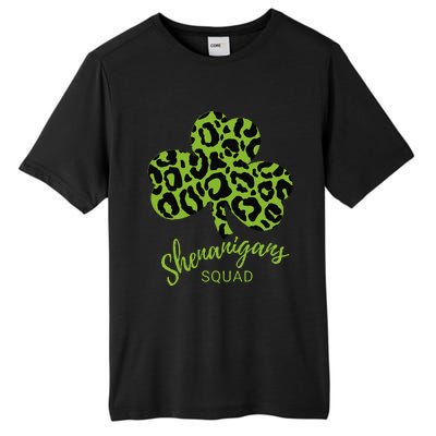 Leopard Shenanigan Squad st patrick green Shamrock Tall Fusion ChromaSoft Performance T-Shirt