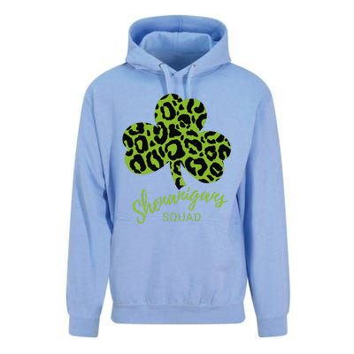 Leopard Shenanigan Squad st patrick green Shamrock Unisex Surf Hoodie