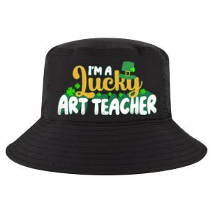 Lucky Shamrock St Patricks Day Im A Lucky Art Teacher Great Gift Cool Comfort Performance Bucket Hat