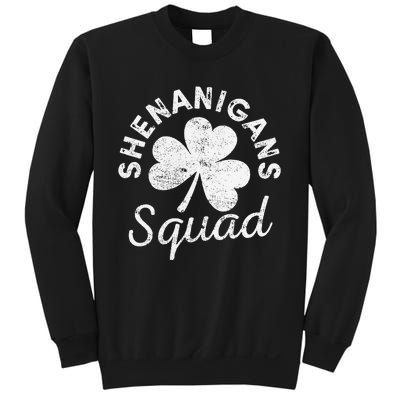 Leopard Shenanigan Squad st patrick green saint irish Sweatshirt