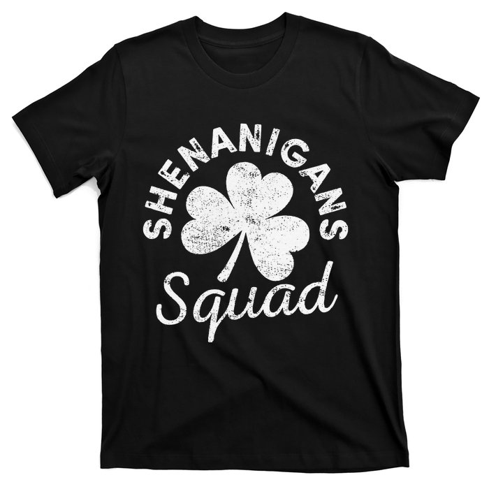 Leopard Shenanigan Squad st patrick green saint irish T-Shirt